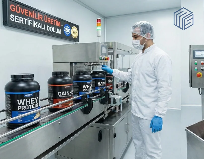 Fasonistan | Sporcu Gıdalarında Güven: Protein Tozu Dolumu ve Hijyenik Üretim Standartları